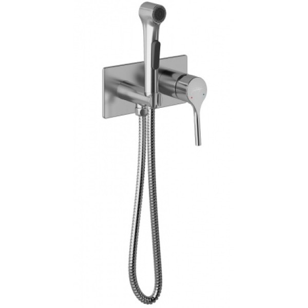 Смеситель с гигиеническим душем Jacob Delafon Elate хром (E25838-CP) Смеситель с гигиеническим душем Jacob Delafon Elate хром (E25838-CP)