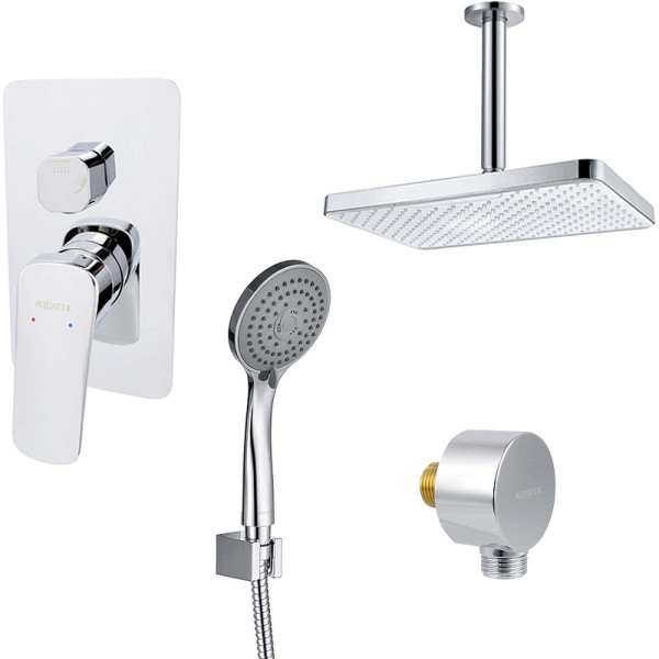 Комплект смесителей Aquatek Вега Set 4 в 1 AQ1046CR+AQ2071CR+AQ2454CR+AQ2010CR (AQ1073CR) Комплект смесителей Aquatek Вега Set 4 в 1 AQ1046CR+AQ2071CR+AQ2454CR+AQ2010CR (AQ1073CR)