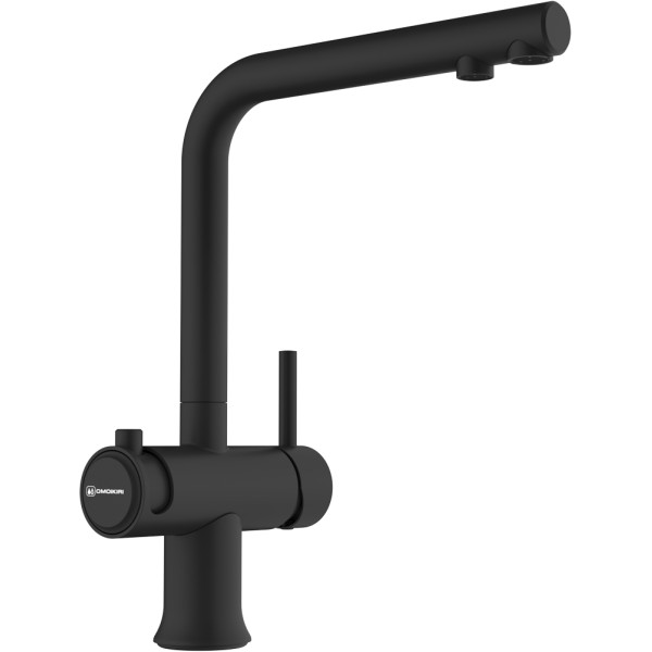 Смеситель для кухни Omoikiri Hotaru-GB с переключателем на фильтр графит (4994491)