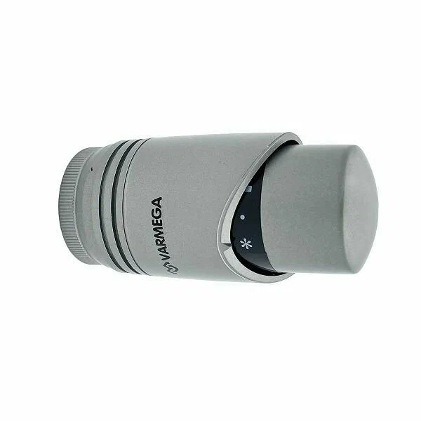 Головка термостатическая Varmega VM112 жидкостная М30х1,5 (серая) (VM11203) Головка термостатическая Varmega VM112 жидкостная М30х1,5 (серая) (VM11203)