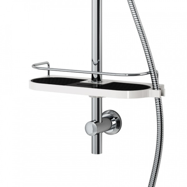 Душевой гарнитур Dorff Prime с душевым набором хром, белый (D0140000)