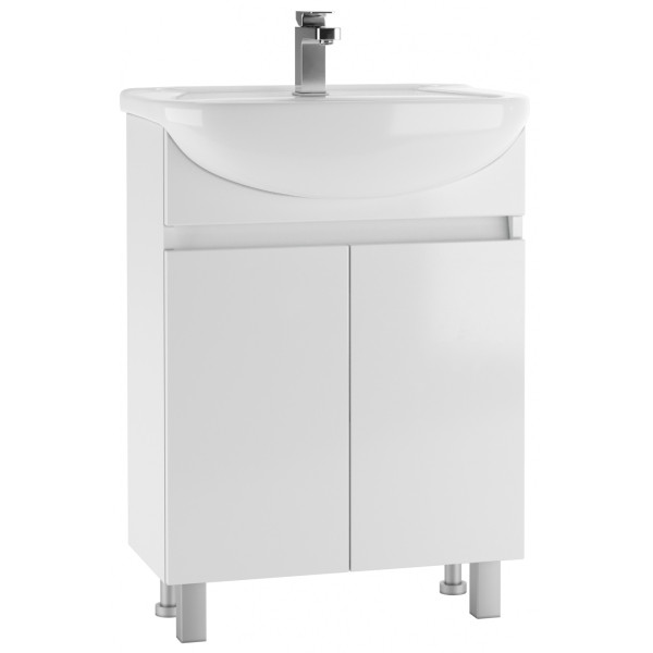 Тумба напольная Уют 60 Норма без ящика Айсберг Домино (DA1630T)