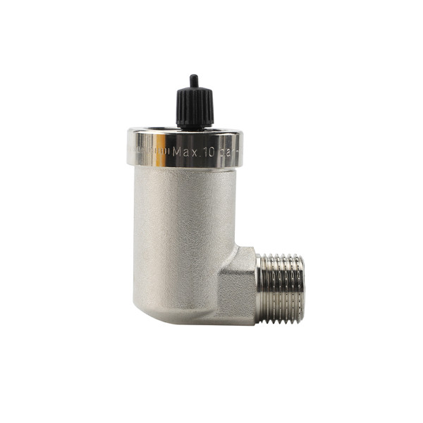 Воздухоотводчик автоматический 1/2" Varmega с боковым подключением (никель) Varmega (VM13101)
