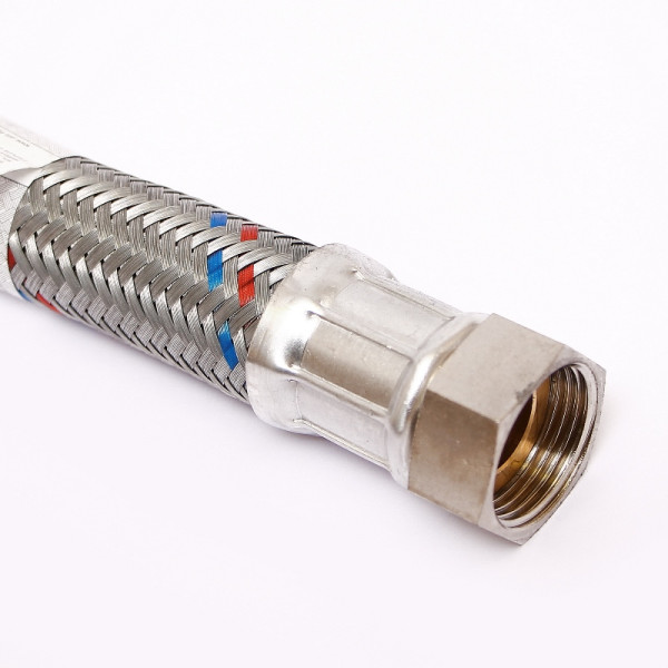 Подводка гибкая антивибрационная Uni-Fitt 1000 мм 1" НВ DN 25 оплётка из оцинкованной стали (504S4410)