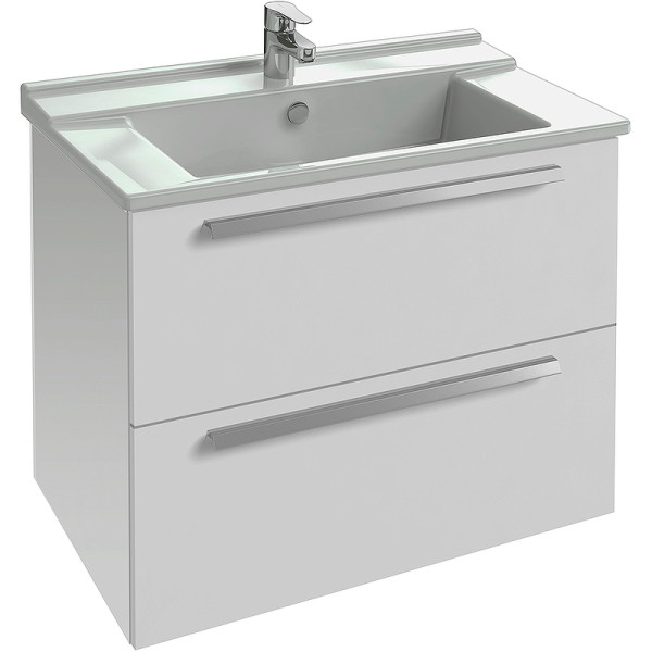 Тумба подвесная Jacob Delafon Struktura 77 белый глянец (EB1277-N18)