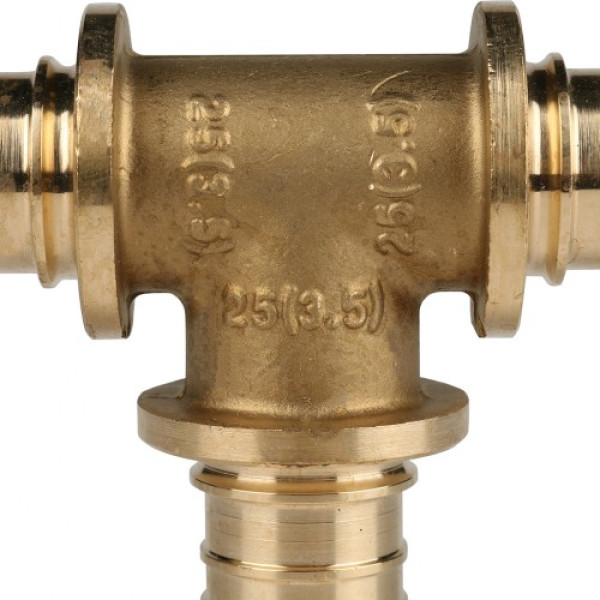 Тройник Stout PE-Xa 25*25*25 (латунь) (SFA-0013-000025)