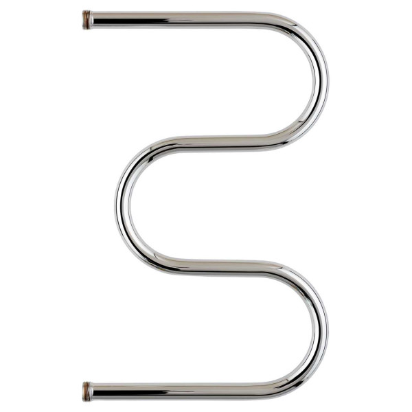 Полотенцесушитель водяной Стилье М-образный 600х400 резьба-сгон 1 хром (00004-6040)