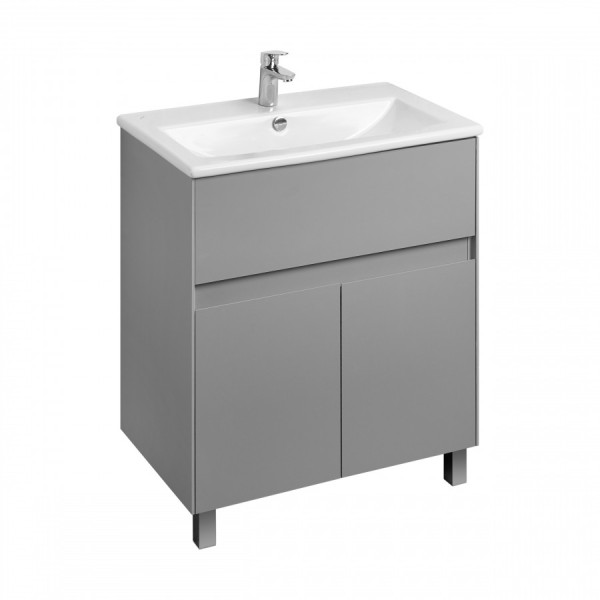 Тумба напольная Aquaton Форест 730x455x733 туманный серый (1.A278.3.01F.R4D.0)