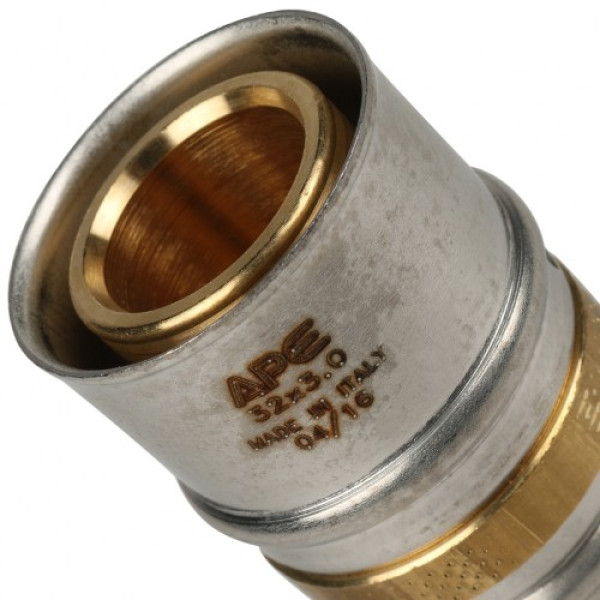Соединение прямое 32*26 Stout (пресс, латунь) SFP-0004-003226 Соединение прямое 32*26 Stout (пресс, латунь) SFP-0004-003226
