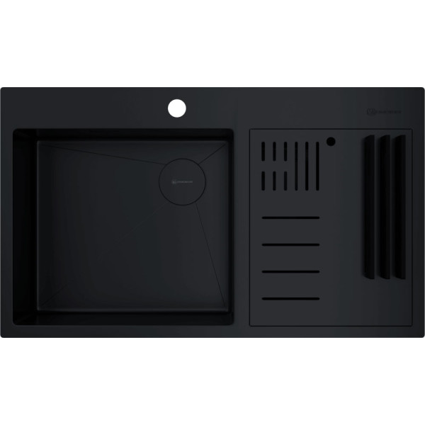 Мойки врезные Omoikiri Akisame 86-2 Side-GB 85х44 нержавеющая сталь (4997047)
