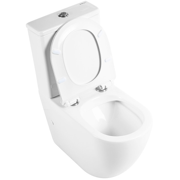 Унитаз-компакт BelBagno Sfera-R безободковый (BB2141CPR/ BB2111SC)