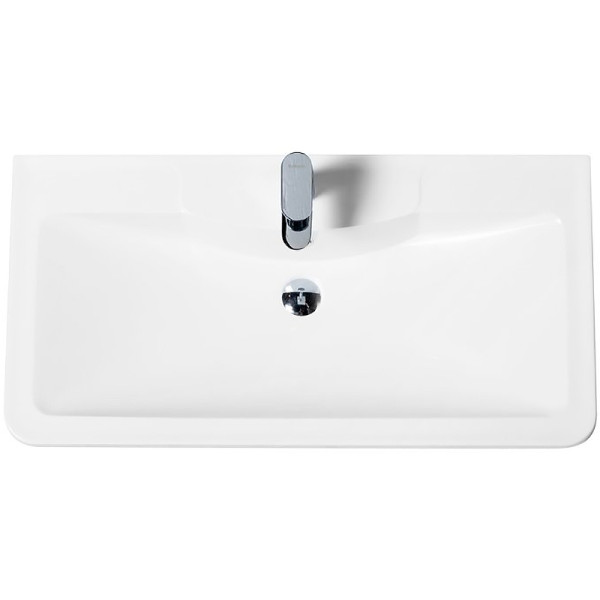 Раковина встраиваемая BelBagno 90 белая (BB900/455-LV-MR-ALR)