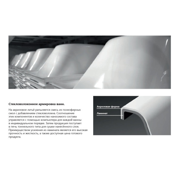 Ванна акриловая Ravak Asymmetric 170x110x635 белая левосторонняя (C481000000)