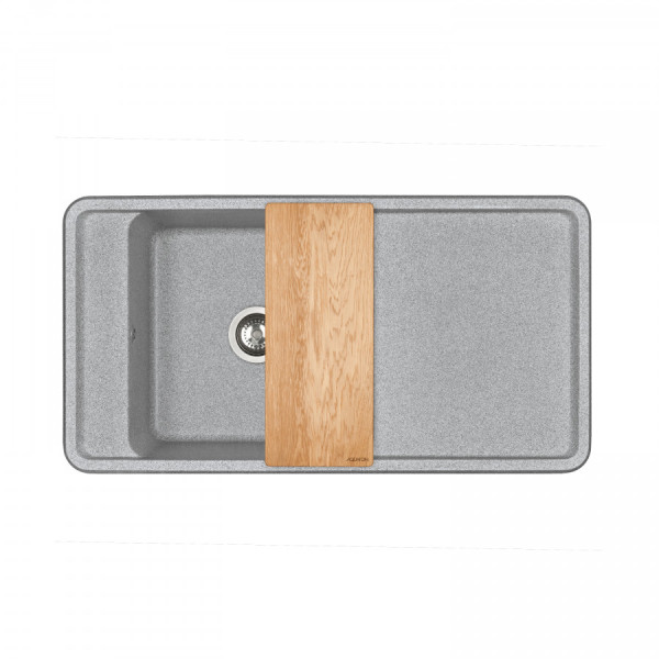 Мойка для кухни врезная Aquaton Беллис 510x970x250 серый (1.A725.1.32B.S23.0) Мойка для кухни врезная Aquaton Беллис 510x970x250 серый (1.A725.1.32B.S23.0)