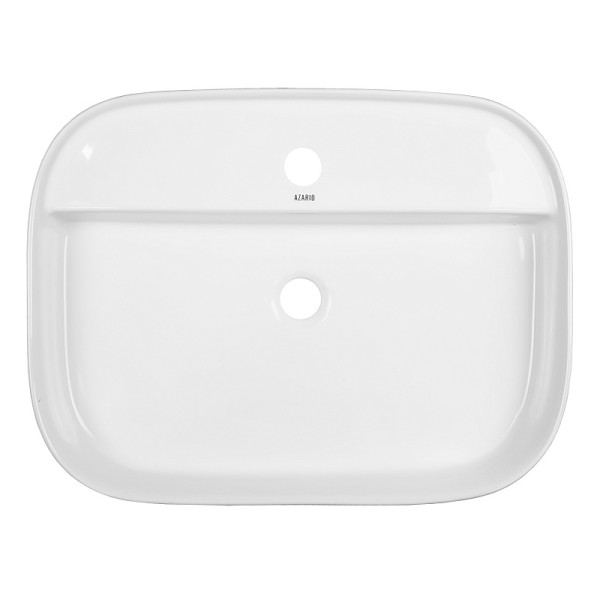 Раковина накладная Azario 61x45x12 белая глянцевая (AZ-2205)