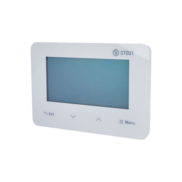 Терморегулятор Stout проводной комнатный двухпозиционный ST-293v3, белый (STE-0101-029331)