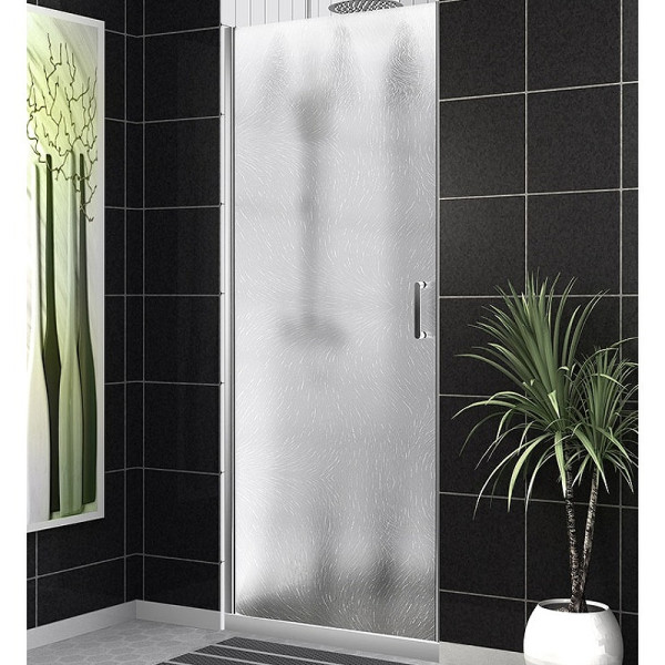 Душевая дверь BelBagno Uno 70x190 стекло Шиншилла, профиль хром (UNO-B-1-70-CH-Cr)