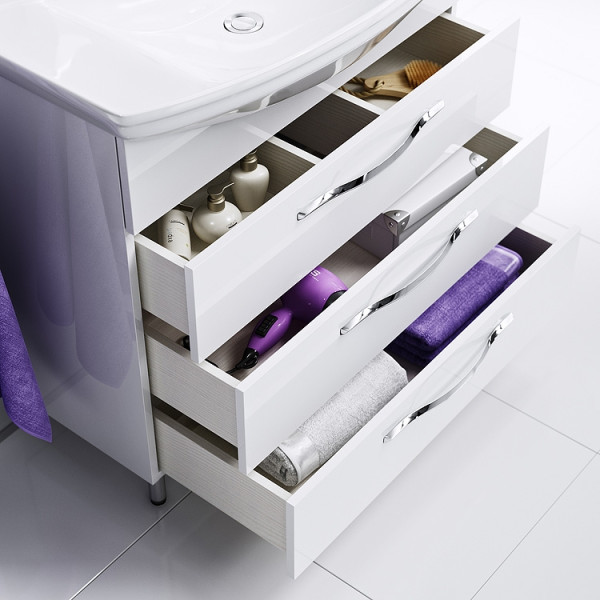 Тумба напольная Aqwella Allegro 1060x490x870 белый (Agr.01.10/3)