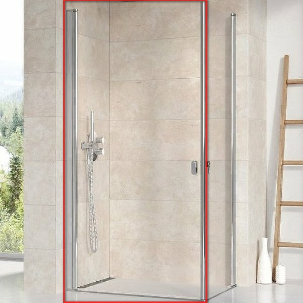 Дверь душевая Ravak Chrome CRV1-80 80x195 стекло прозрачное, профиль хром (1QV40C01Z1)