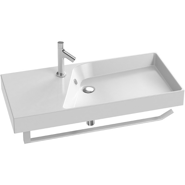 Раковина подвесная Jacob Delafon Rythmik 100x46 белая (EXN112-00) Раковина подвесная Jacob Delafon Rythmik 100x46 белая (EXN112-00)