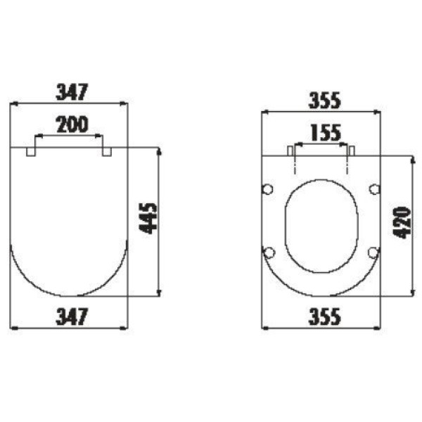 Сиденье для унитаза Creavit с микролифтом черный (KC0103.03.1300E)
