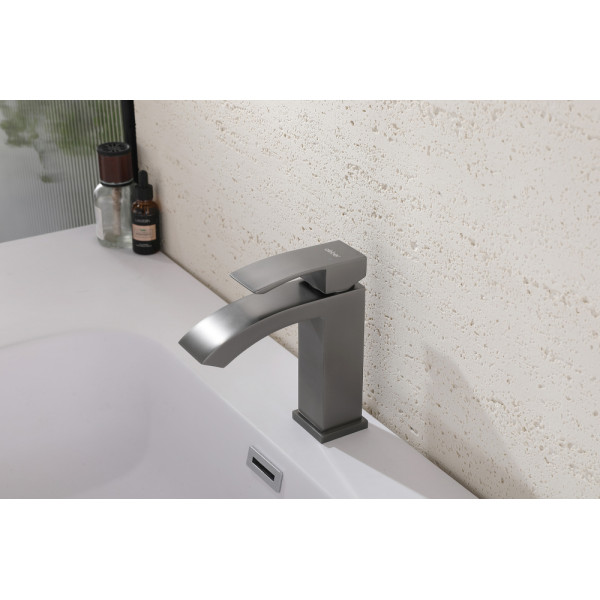 Смеситель для раковины Abber Wasserfall никель (AF8610NG)