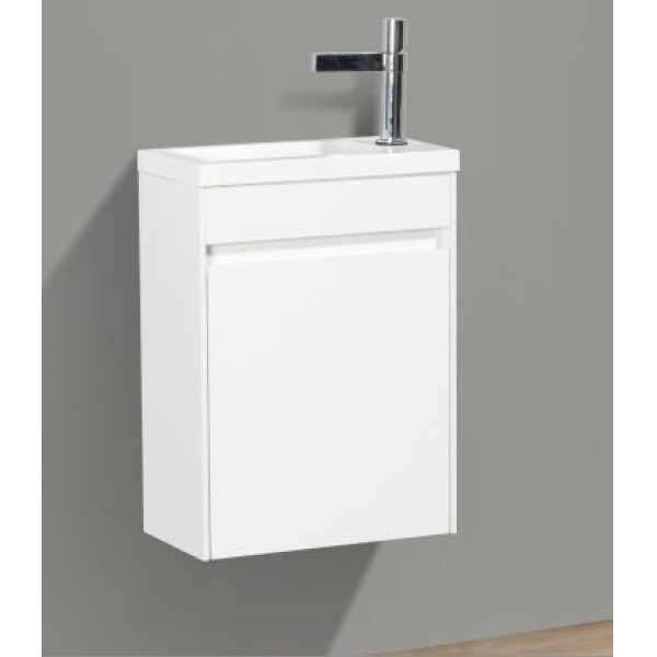 Тумба подвесная BelBagno Pietra Mini 40 см Bianco Lucido (Pietra Mini-400-1A-SO-BL-L)