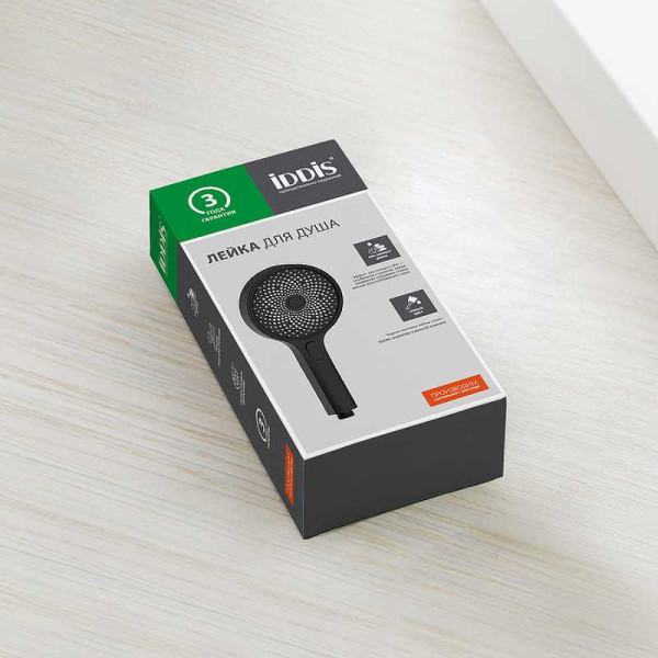 Душевая лейка Iddis SpaHome черный (SPA3F0Bi18) Душевая лейка Iddis SpaHome черный (SPA3F0Bi18)