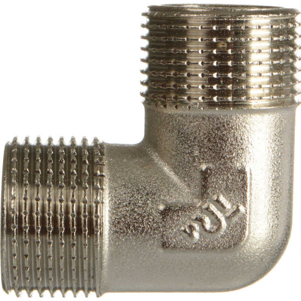 Угольник 3/4" НН TeRma (никель) (06143)