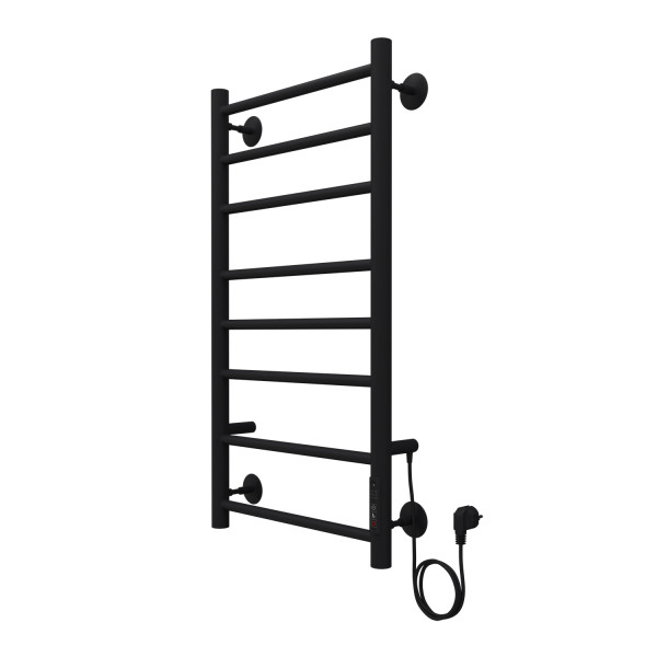 Полотенцесушитель электрический Azario Parma 400x800 черный Полотенцесушитель электрический Azario Parma 400x800 черный