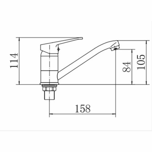 Смеситель для кухни Fashun хром (A4513-2) Смеситель для кухни Fashun хром (A4513-2)
