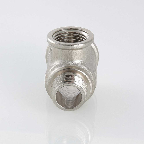 Тройник переходной 3/4"х3/4"х1/2" НВВ Valtec (никель) (VTr.134.RN.050504) Тройник переходной 3/4"х3/4"х1/2" НВВ Valtec (никель) (VTr.134.RN.050504)