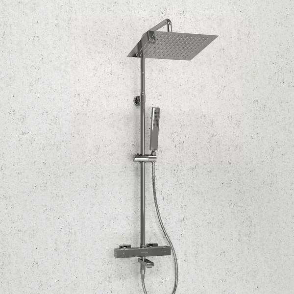 Душевая система WasserKRAFT хром (A199.118.103.010.CH Thermo)