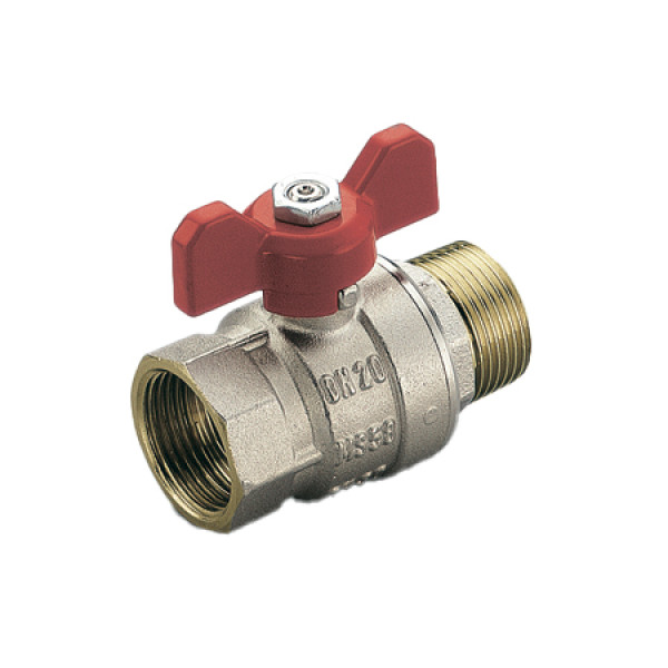 Кран Tiemme 1/2" ВН шаровый Scirocco красная бабочка (2310003) Кран Tiemme 1/2" ВН шаровый Scirocco красная бабочка (2310003)