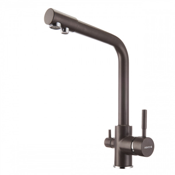 Смеситель для кухни Aquaton Руан с краном для питевой воды бежевый (1.AX00.4.FCX.X26.0) Смеситель для кухни Aquaton Руан с краном для питевой воды бежевый (1.AX00.4.FCX.X26.0)