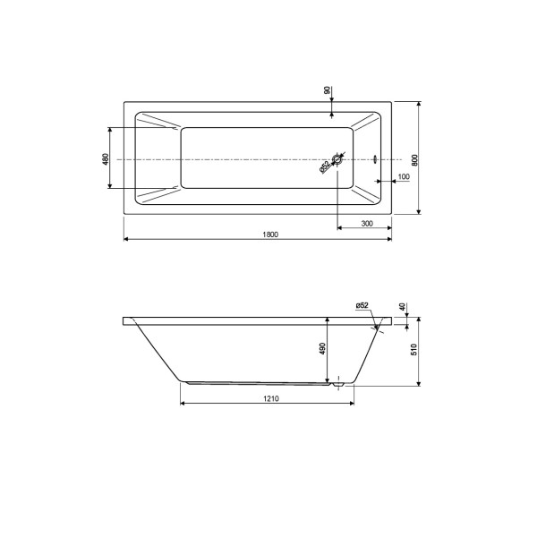 Ванна акриловая Cezares Plane Solo 180x80x60 белый (PLANE SOLO-180-80-49-W37) Ванна акриловая Cezares Plane Solo 180x80x60 белый (PLANE SOLO-180-80-49-W37)