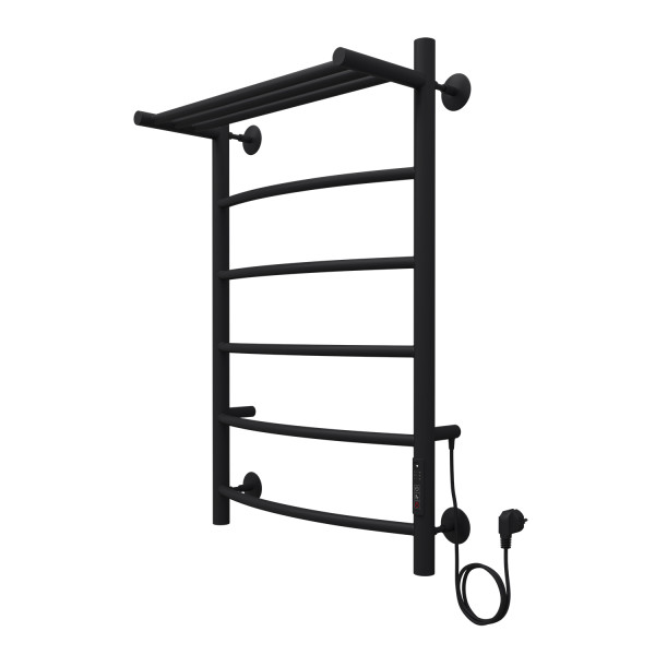 Полотенцесушитель электрический Azario Verona 500x800 черный Полотенцесушитель электрический Azario Verona 500x800 черный