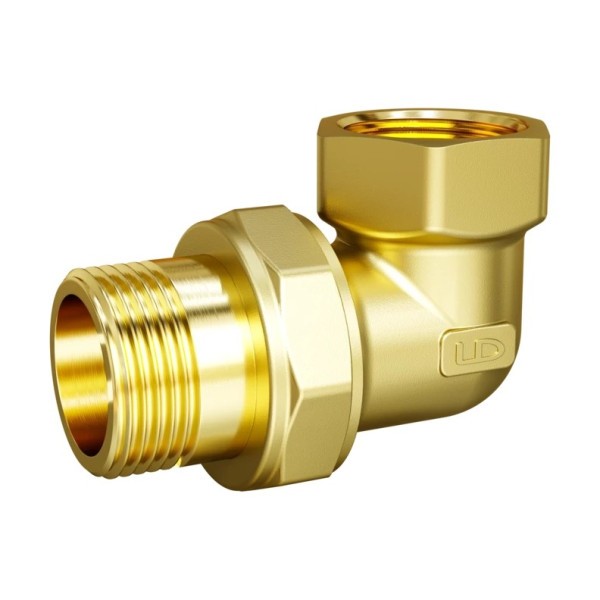 Сгон угловой 3/4" ВН с прокладкой O-RING LD Pride (латунь) (LD.65.534.20) Сгон угловой 3/4" ВН с прокладкой O-RING LD Pride (латунь) (LD.65.534.20)