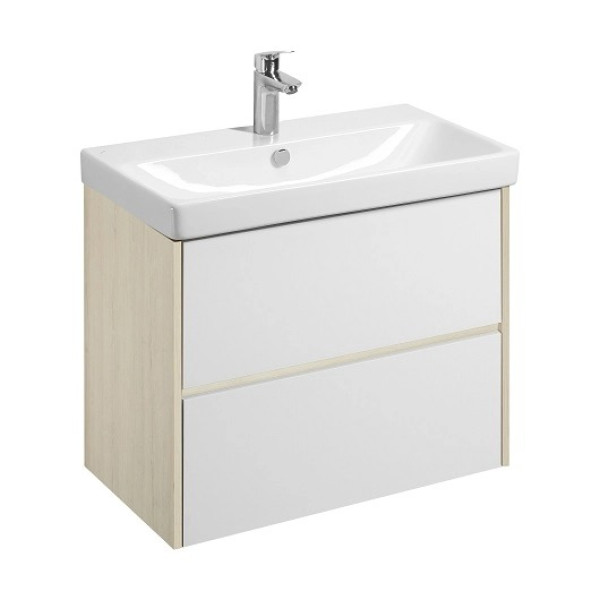 Тумба-умывальник Aquaton Сканди 80 Бел/Дуб Верона/1WH501772 Раковина Адриана 80 (1A2830K0SDB20)