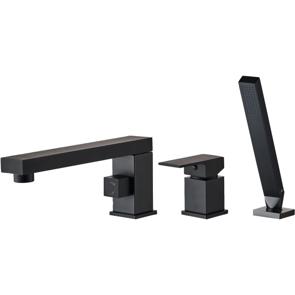 Смеситель на борт ванны REA Glen Black mat (REA-B6630)