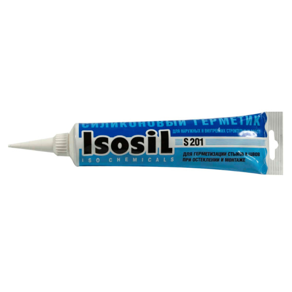 Герметик силиконовый универсальный Исо Кемикалс Isosil S201 115 мл (прозрачный) (S201пр115)