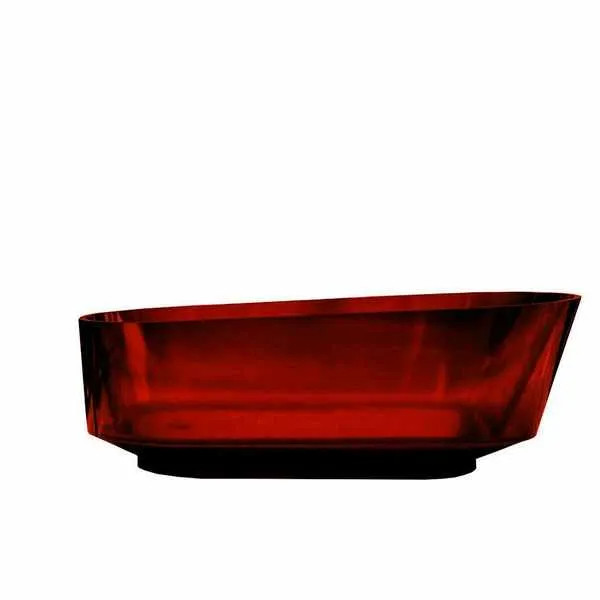 Ванна из полиэфирной смолы Abber Kristall 170x80x58 красная (AT9706Rubin)