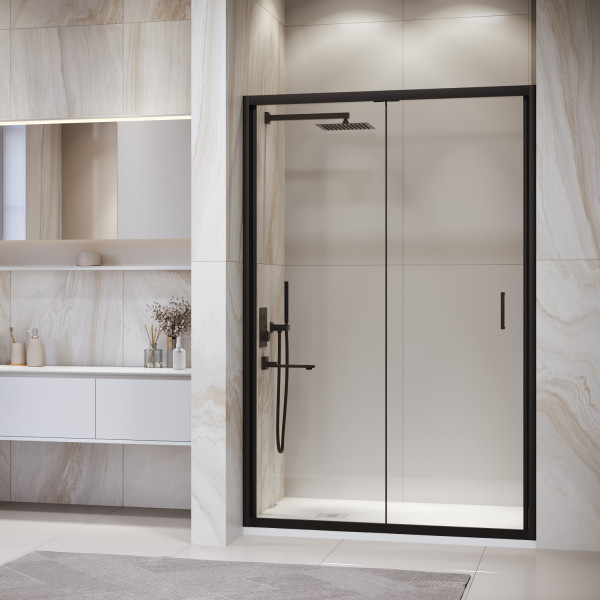 Душевая дверь RGW Passage 80x190 стекло , профиль черный (06082108-14)