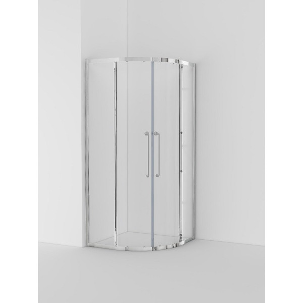Душевой уголок Cezares Relax 304 90x90x200 стекло прозрачное, профиль хром (RELAX-304-R-2-90-C-CR)