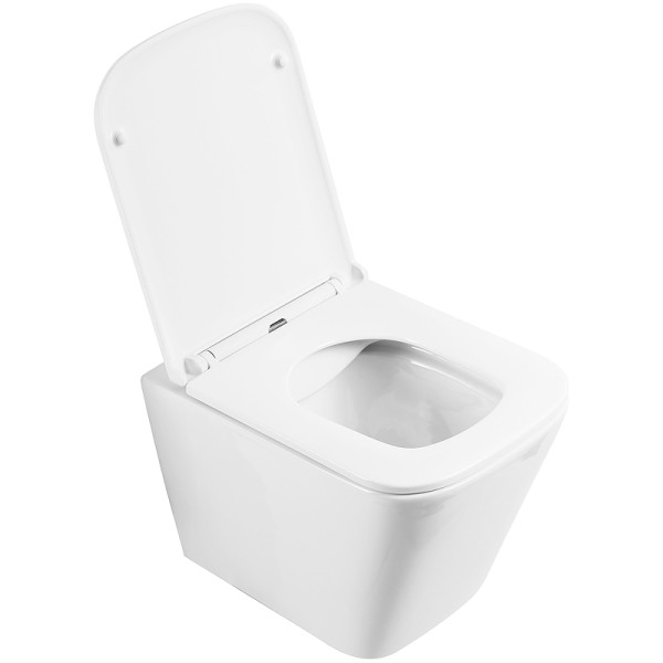 Унитаз подвесной BelBagno Ardente-R безободковый (BB520CHR/BB2322SC)