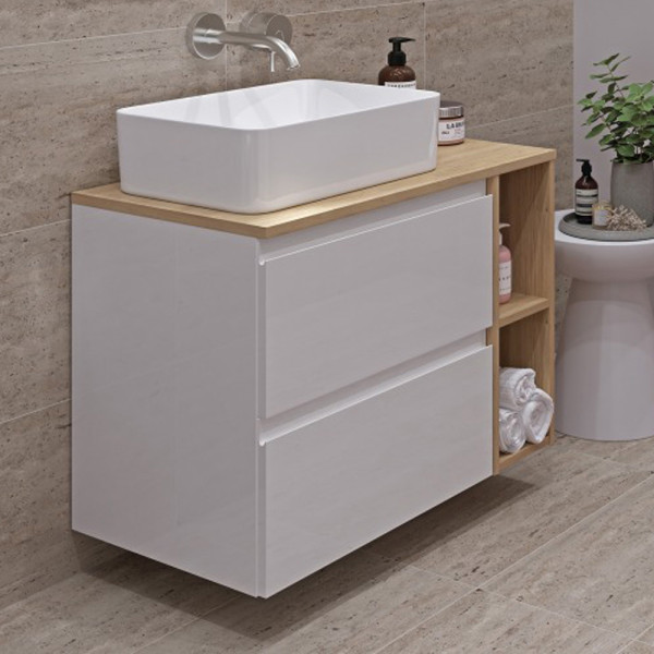 Тумба подвесная Cersanit Moduo белый (SB-SZ-MOD60-BL/Wh)