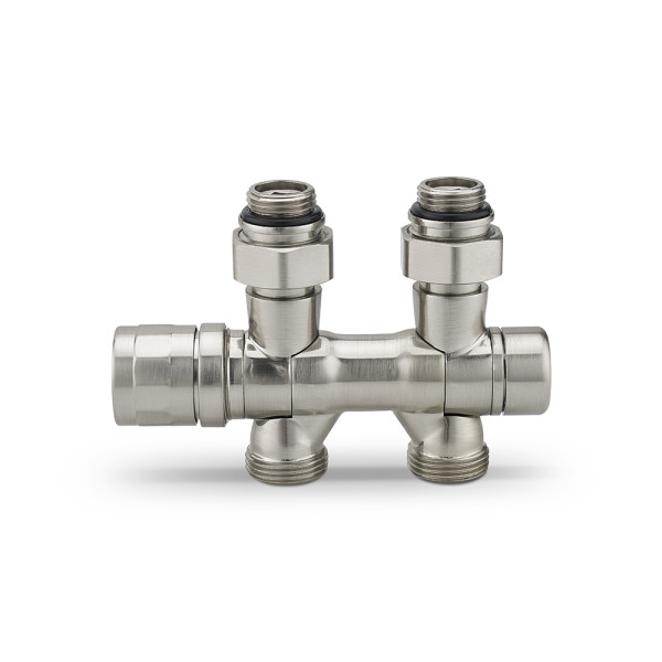 Фитинг двойной термостатический 1/2"х3/4"(18)ЕК универсальный Varmega VMDV25 (матовый никель) (VMDV25-500415) Фитинг двойной термостатический 1/2"х3/4"(18)ЕК универсальный Varmega VMDV25 (матовый никель) (VMDV25-500415)