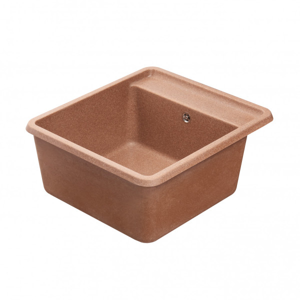 Мойка для кухни врезная Aquaton Беллис 510x570x250 терракот (1.A724.9.32B.S27.0)