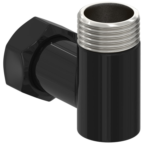 Уголок Стилье 3/4"x3/4" черный (172002-3434)