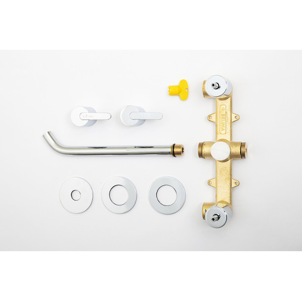 Смеситель для раковины Cezares Leaf хром глянцевый (LEAF-BLI3L-20-L-01-W0)